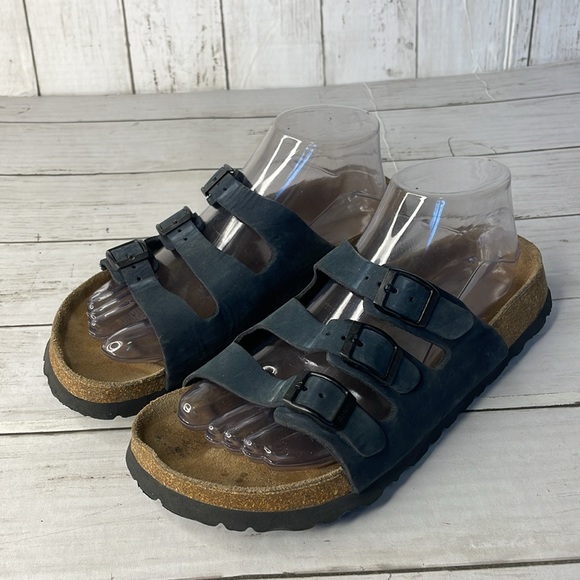 Betula by Birkenstock Blue 3 Strap Sandal - Picture 2 of 10